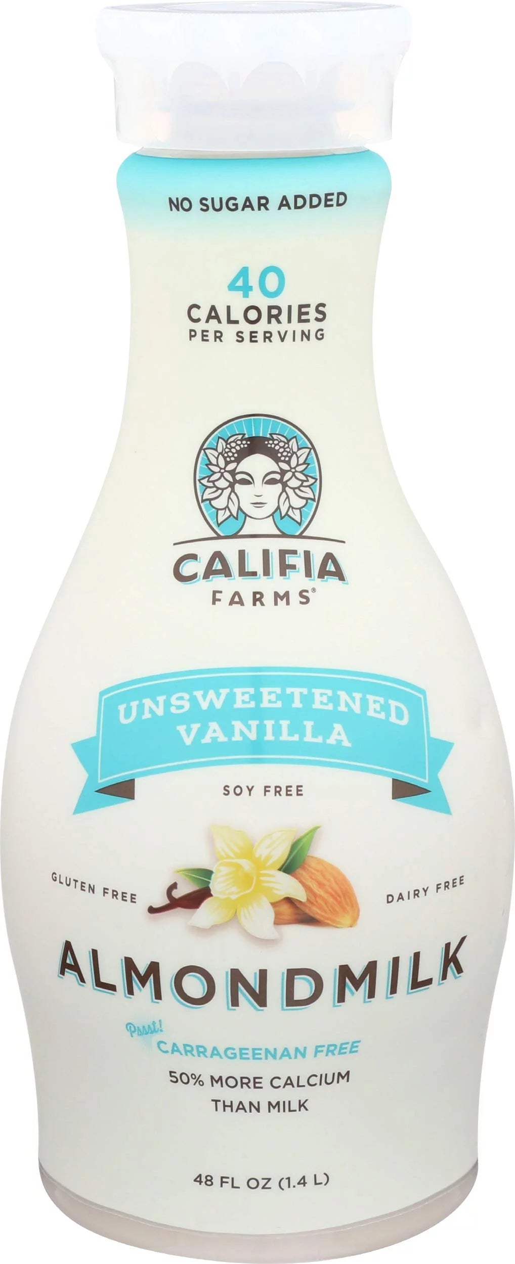 Unsweetened Vanilla Almond Milk, 48 Fluid Ounce -- 6 per case Q2326
