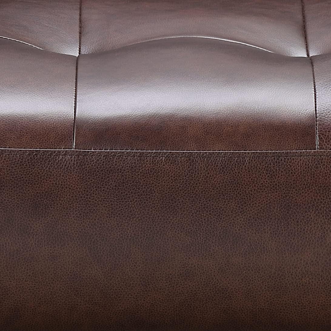 Brown Leather Sofa K6187