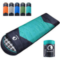 Flannel Sleeping Bag with Compression Sack J97194