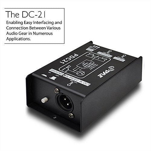 Compact Mini Hum Eliminator Box - 2 Channel Passive Ground Loop Isolator Y148566