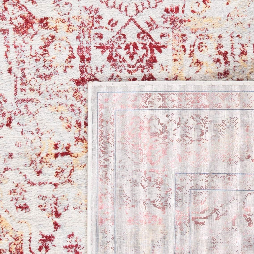 8' x 10' Red Blue Handmade Traditional Oriental Wool Area Rug G28158
