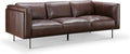 Brown Leather Sofa K6187