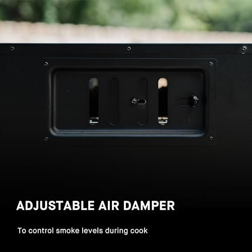 40-inch Propane Gas Vertical BBQ Smoker with Analog Temperature Control in Black X252623