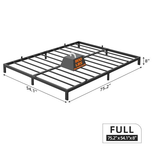 Black Full Metal Platform Bed Frame A416787