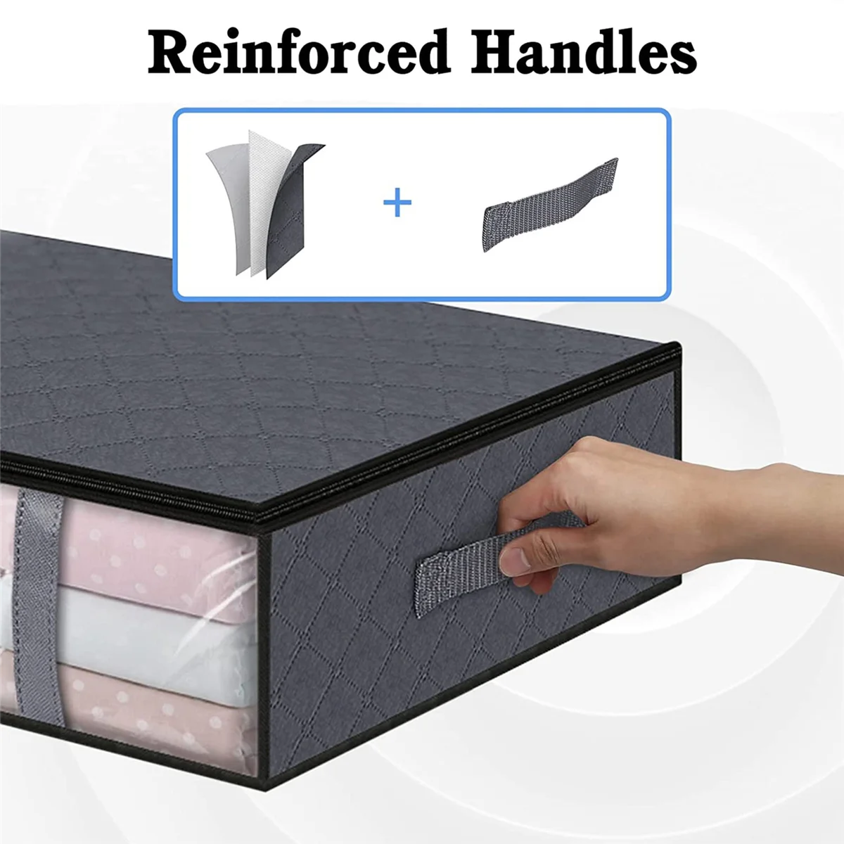 6 Pack Foldable Storage Bins Z382025