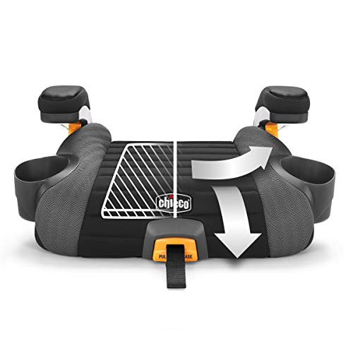 Backless Booster Car Seat with LATCH Attachment, Portable Car Booster Seat for Children 40-110 lbs. N607885