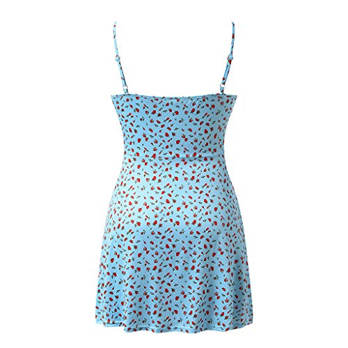 Sleeveless Spaghetti Strap Cami Dress with Built-in Bra B3225