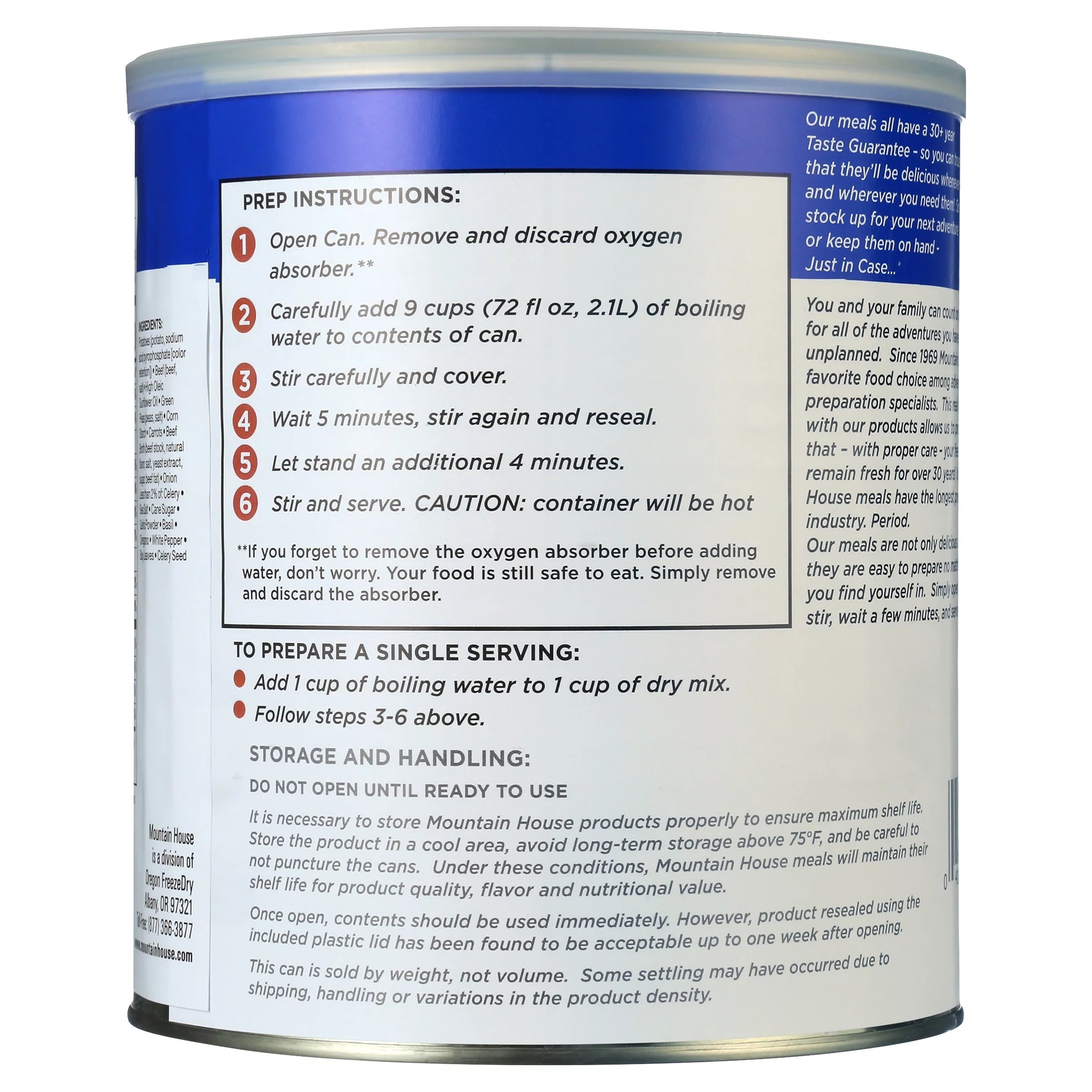 Beef Stew 10-Serving Can F772305