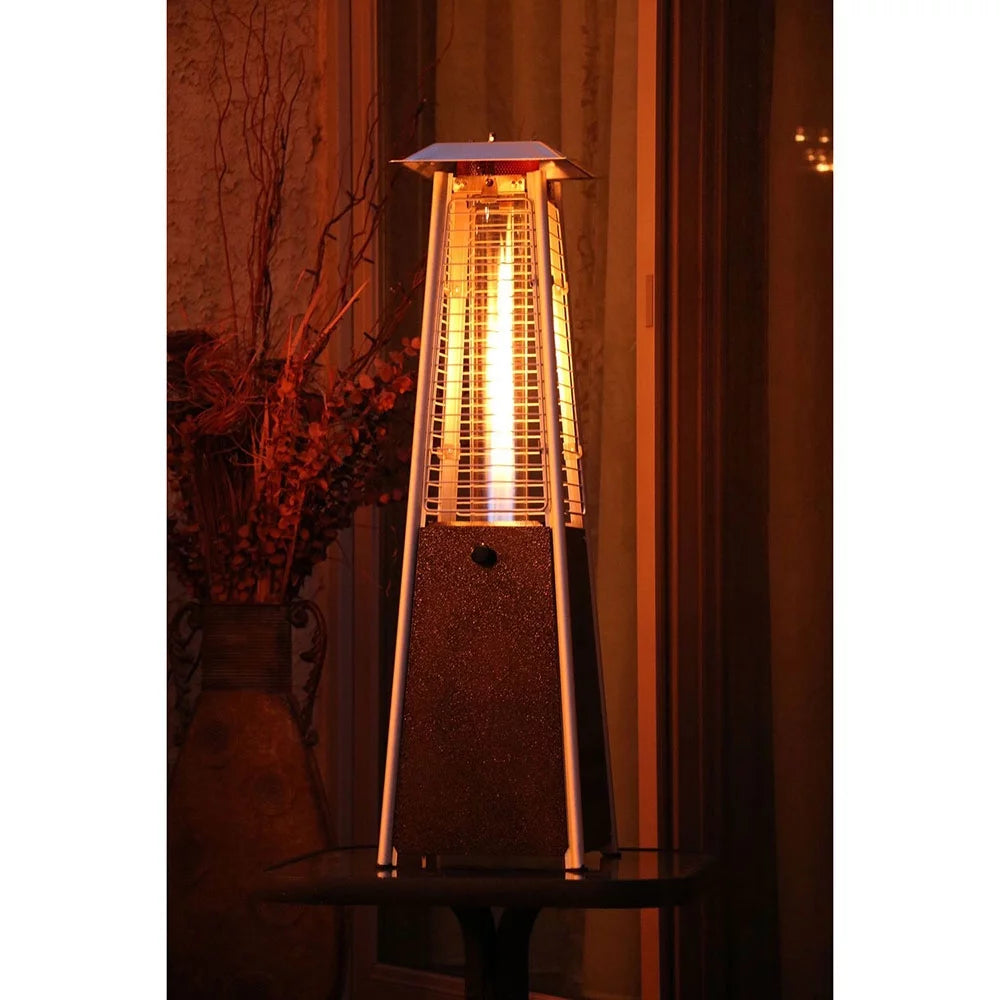 Mini Pyramid Tabletop Propane Patio Heater in Hammered Bronze G753