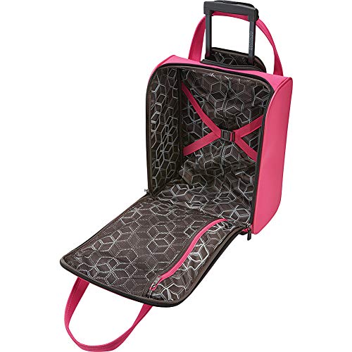 Pink Expandable Softside Luggage with Spinner Wheels I63361
