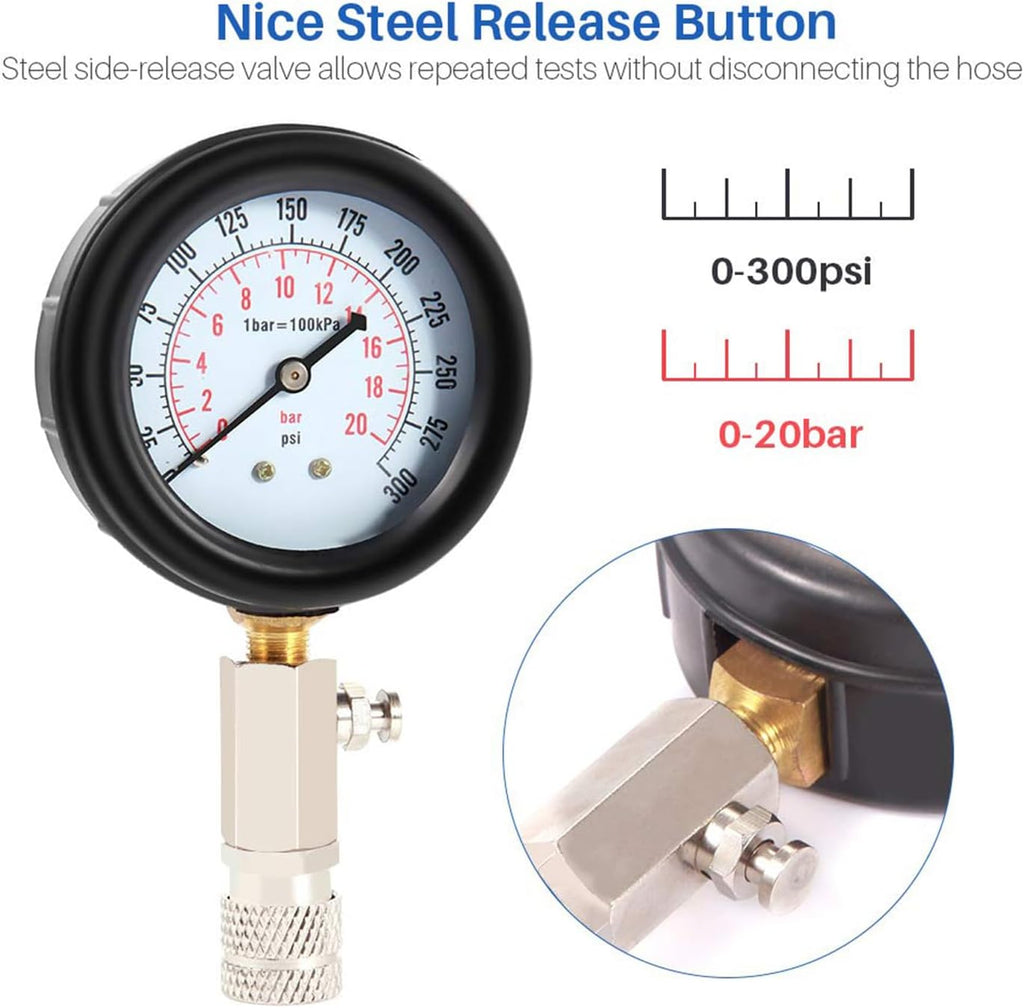 Fuel Pressure Tester Kit and Compression Tester Kit B658960