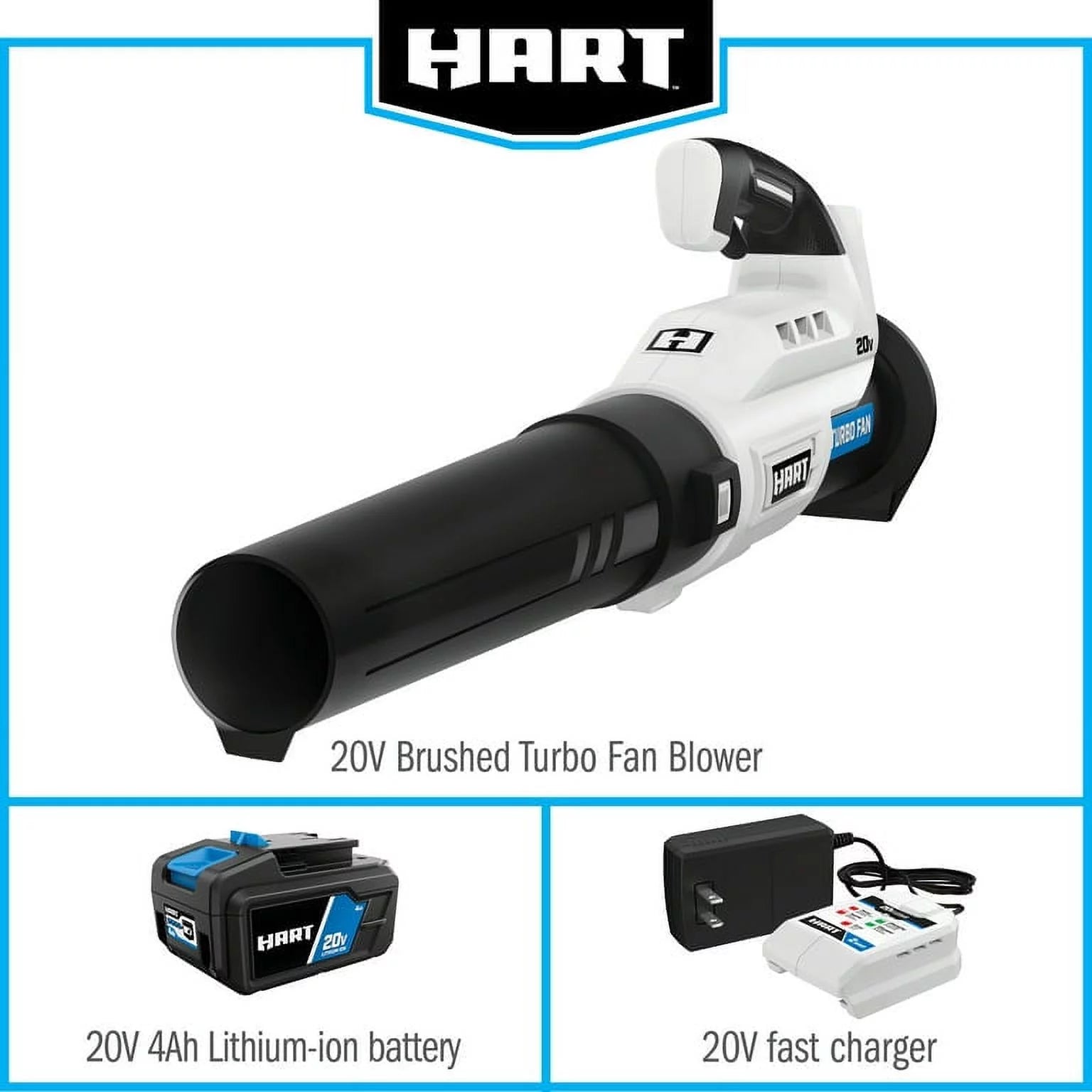 20-Volt Turbo Fan Blower with 4.0Ah Lithium-Ion Battery Z6899