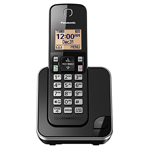 2 Handsets Expandable Cordless Phone System with Answering Machine and Call Block N5513