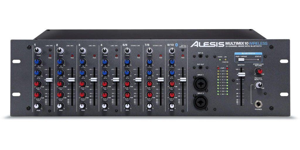 10-Channel Rackmount Mixer With Bluetooth B18746