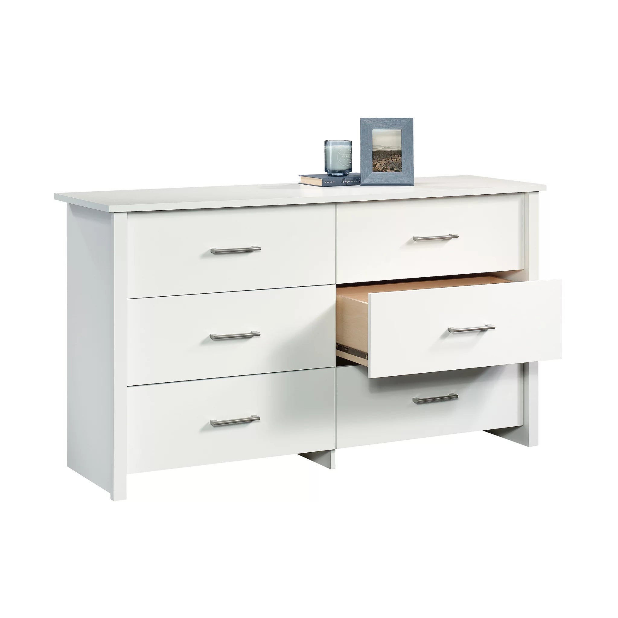 Soft White 6-Drawer Dresser X231343