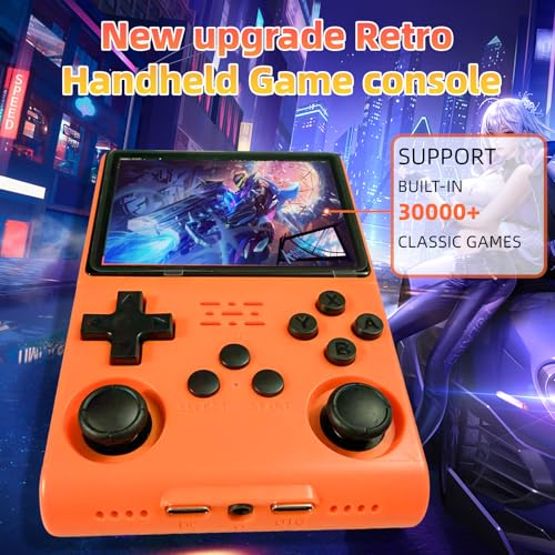Handheld Game Console with 3.5 inch Mini HD IPS Screen, 3800mAh, Built-in 256G Card O62857