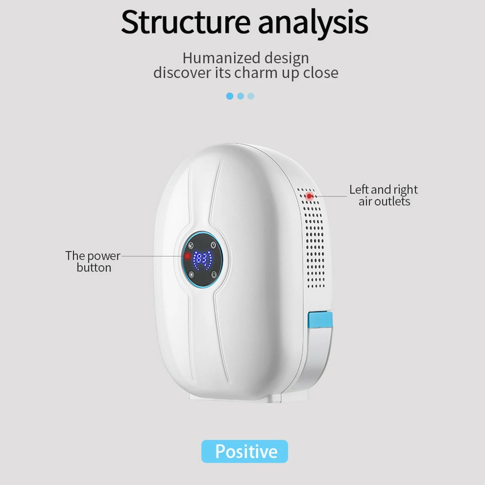 500ML Capacity Mini Portable Dehumidifier K68662