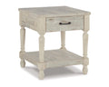 Whitewash End Table C535
