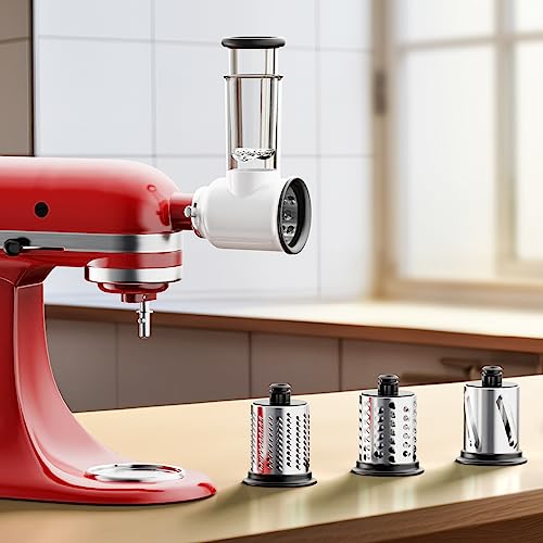 Slicer Shredder Attachment for Kitchenaid Stand Mixer with 3 Blades W290500