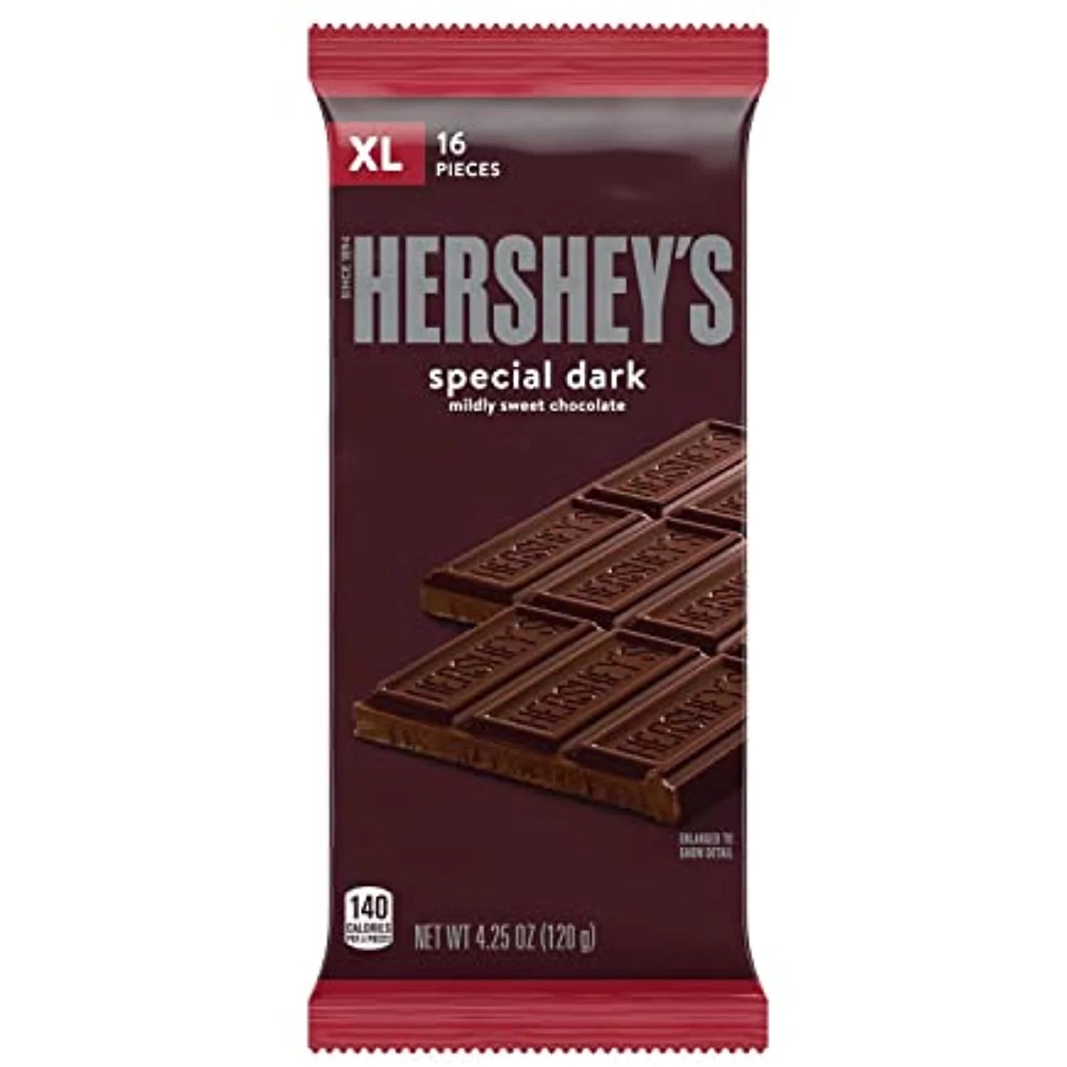 Dark Chocolate Bulk Candy, Individually Wrapped, 4.25 Oz Bars (12 Count) E1010