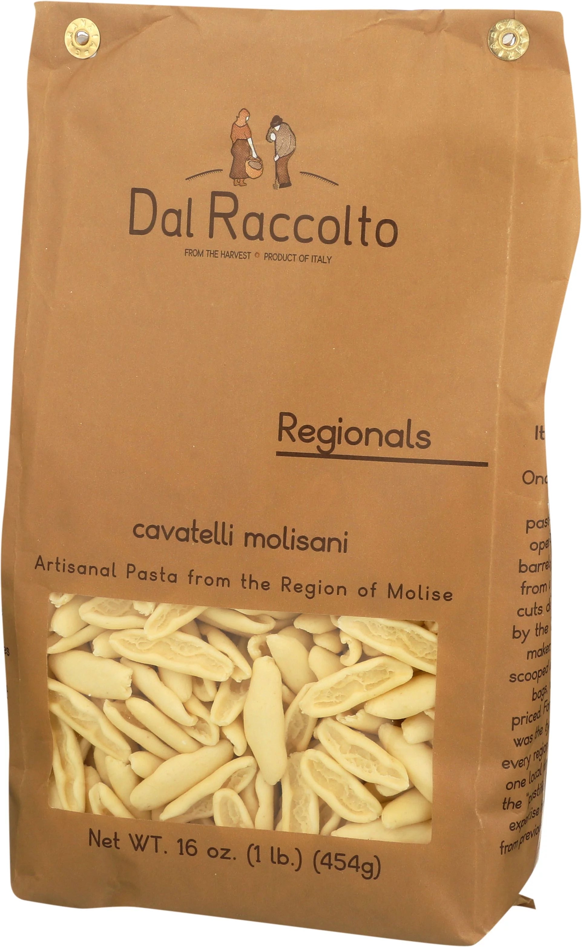 Cavatelli Molisani Italian Pasta, 1.0 Pound Bag (4 Pack) H921