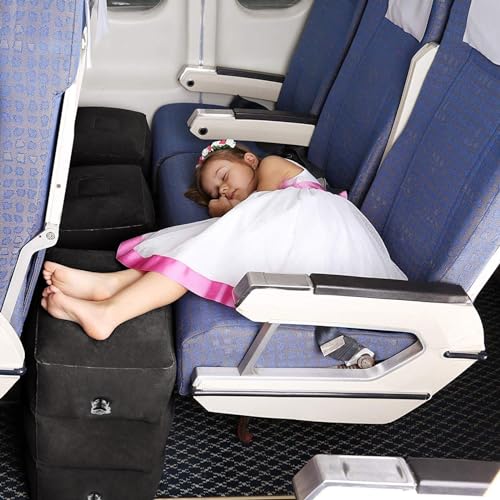 Inflatable Travel Foot Rest Pillow, Adjustable Height Leg Pillow O6484