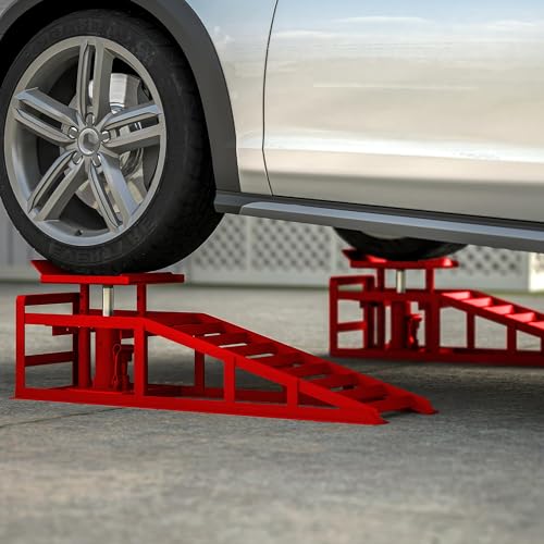 Hydraulic Car Ramps 5T 10000lbs Low Profile Vehicle Ramps M115139