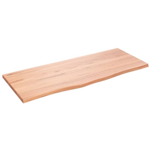 Light Brown 39.4"x15.7"x0.8" Solid Wood Oak Table Top D393445
