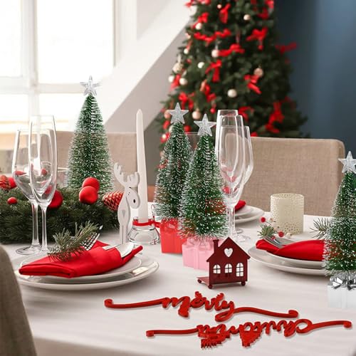 4 Pack Tabletop Christmas Tree with LED Lights H27142