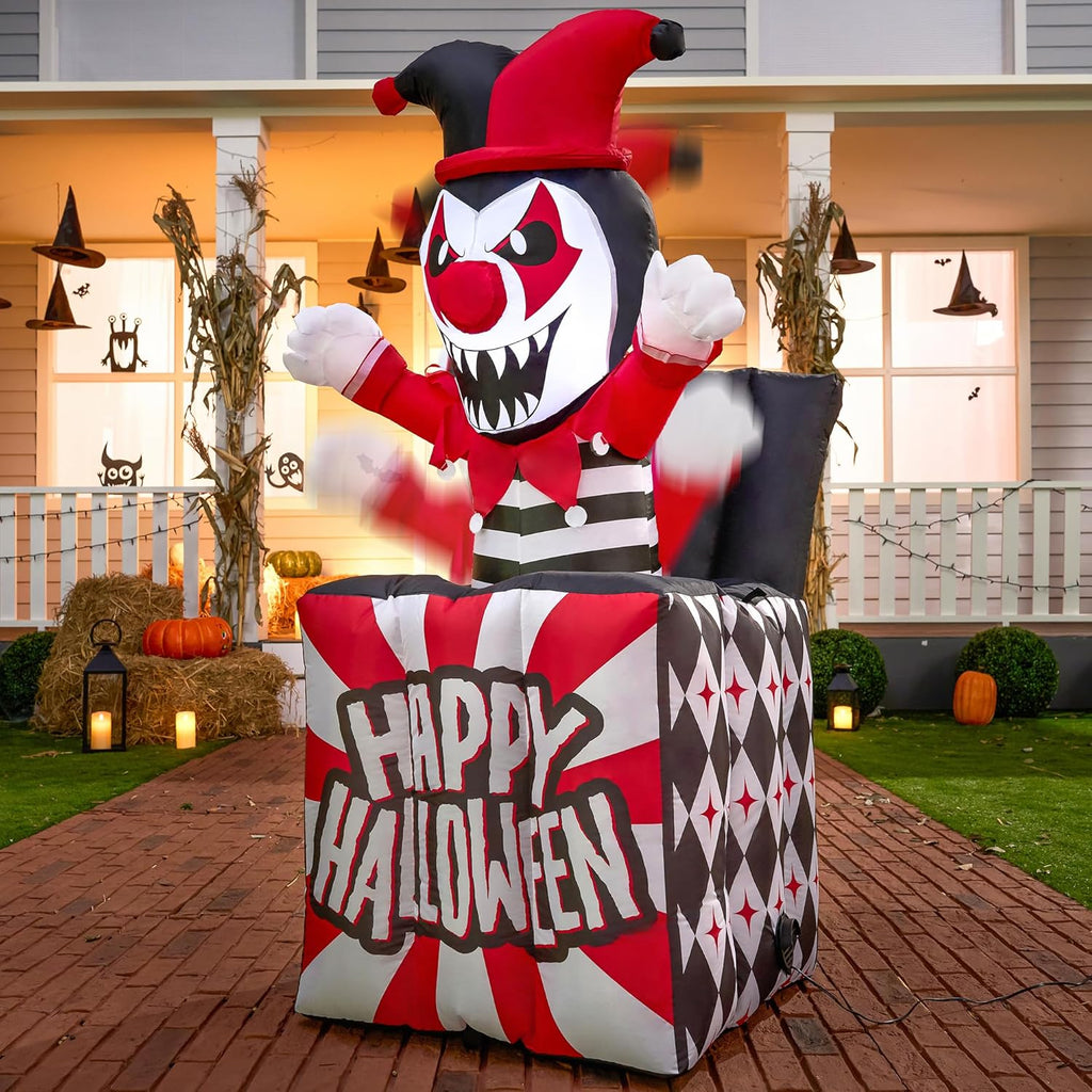 5 Ft Halloween Inflatable Decor with Built-in LEDs Y95120