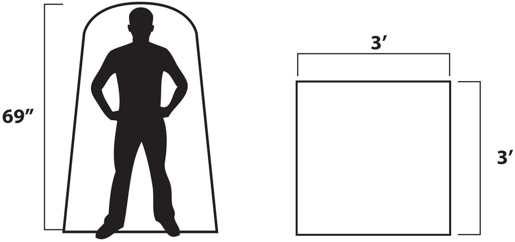 Privacy Tent with Carry Bag O4397
