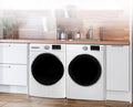 Stackable Washer And Dryer Combo, 4.5 Cu. Ft Front Load Washing Machine + 8.0 Cu.Ft Clothes Dryer A3983