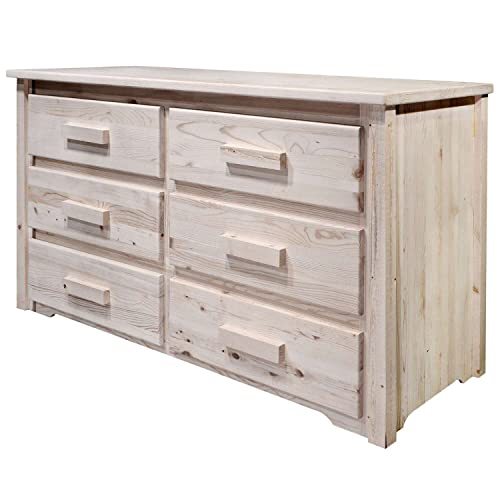 6 Drawer Unfinished Dresser T51534