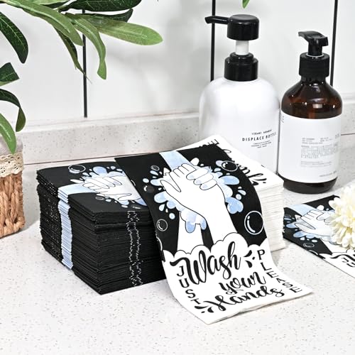 100 PCS 3 Ply Disposable Hand Towels J21410