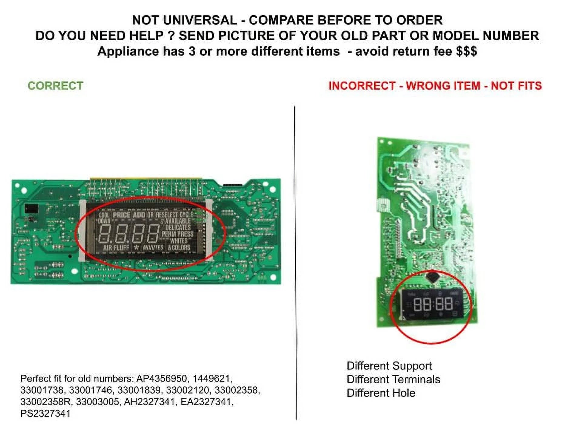 Electronic Control Board A278