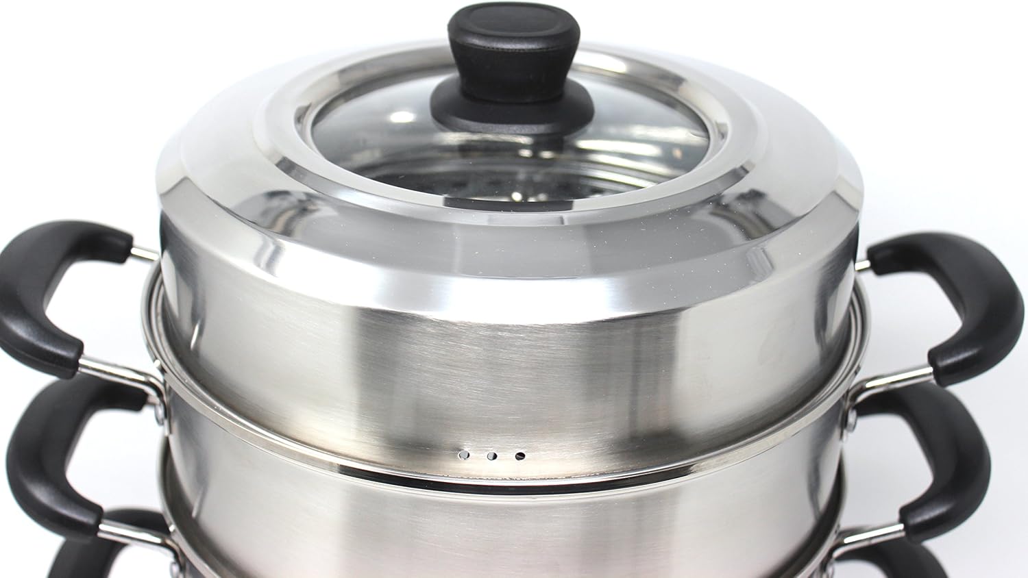 3 Tier Stainless Steel Steamer Set 28 CM H18716