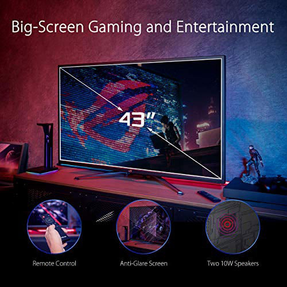 43? 4K HDR Gaming Monitor, 144Hz, G-SYNC Compatible, 1ms I809