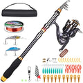 Carbon Fiber Telescopic Fishing Rod and Reel Combo with Carrier Bag L93081