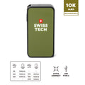 10000 mAh Portable Power Bank with Built-in Charging Cord W15890