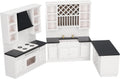 1/12 Birch Wood Miniature Kitchen Cabinet Set R36657