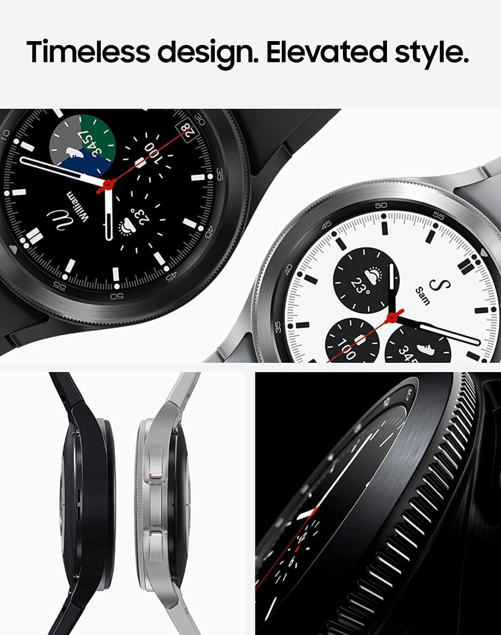 44mm Smartwatch Black Silver G881219