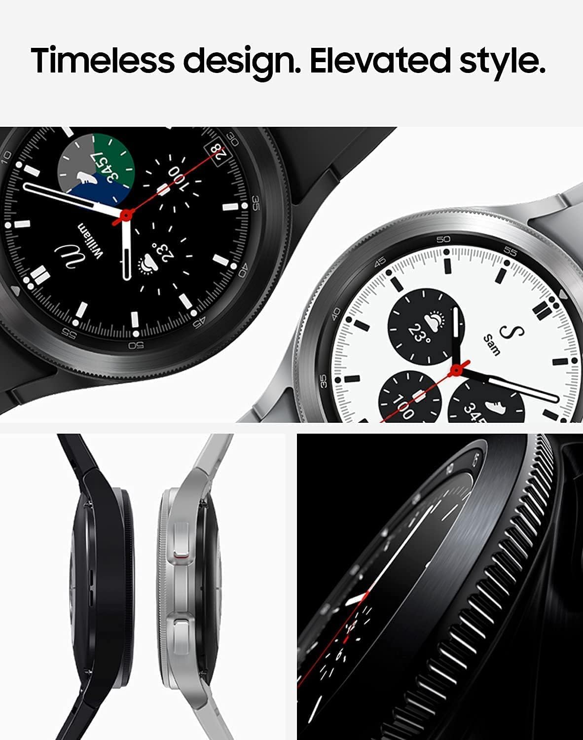 44mm Smartwatch Black Silver G881219