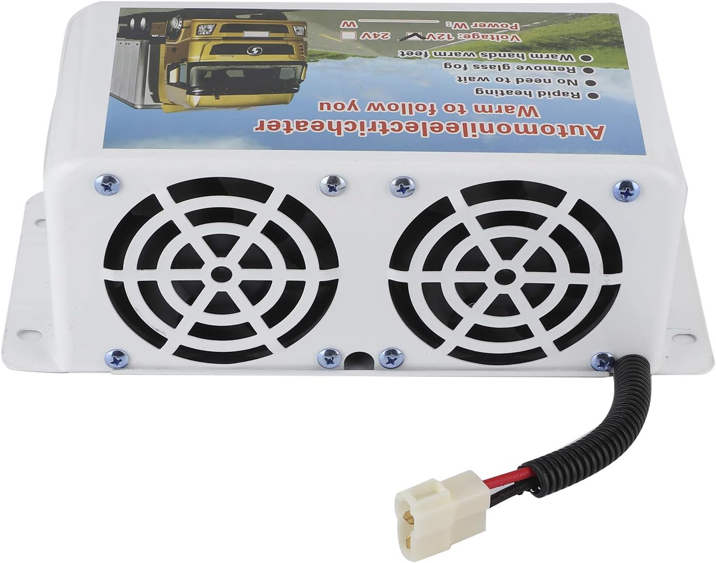 1000W 12V Portable Car Heater with 3 Air Outlet X66810