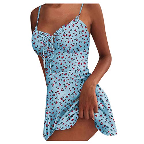Sleeveless Spaghetti Strap Cami Dress with Built-in Bra B3225