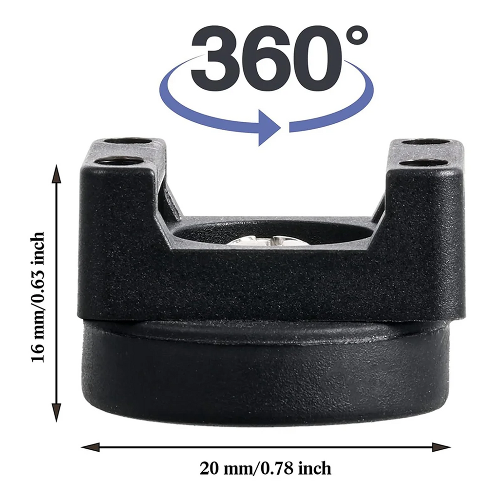 Black Magnetic Cable Holder with 10 Magnetic Bases and 50 Nylon Zip Ties Z269