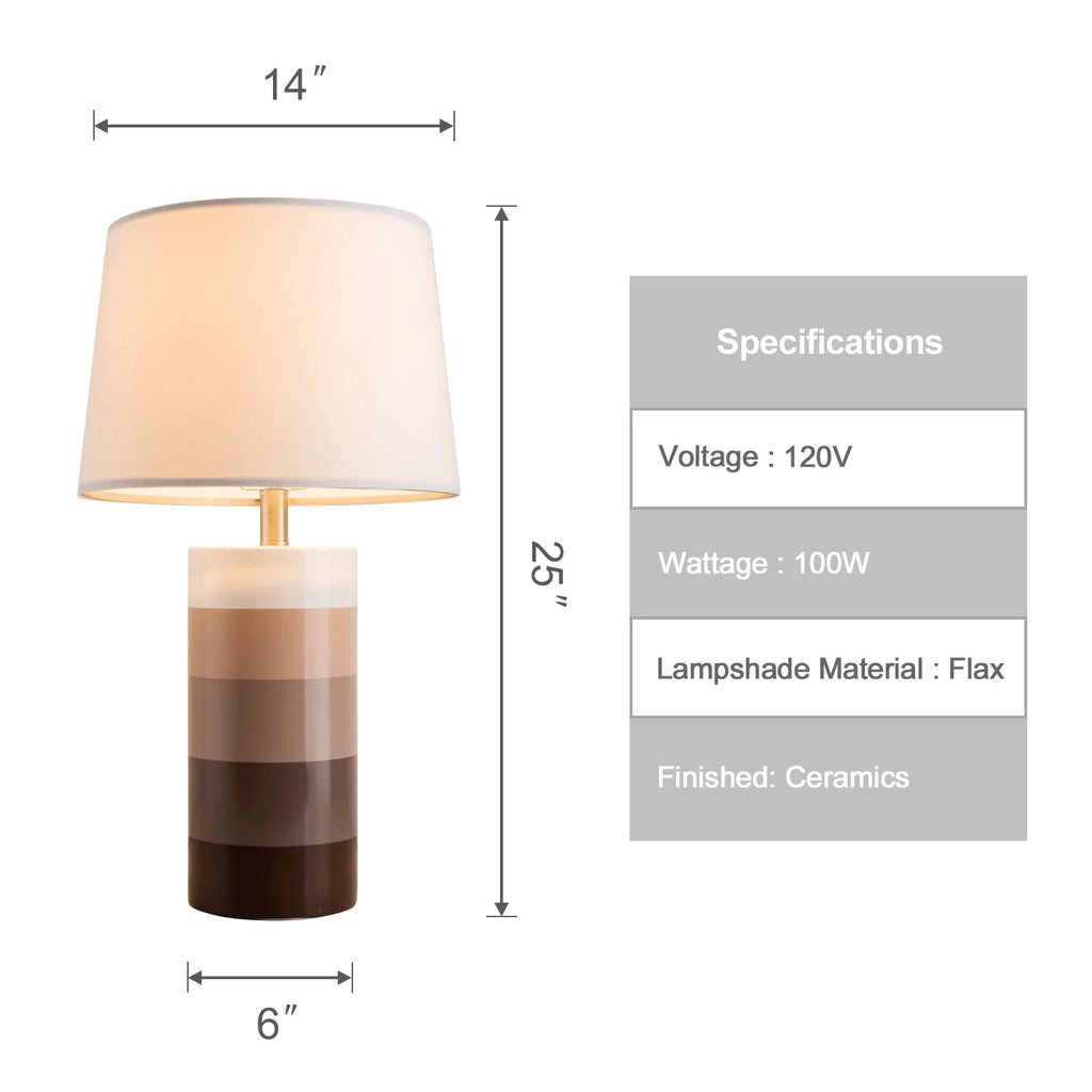Set of 2 Ceramic Table Lamps C152