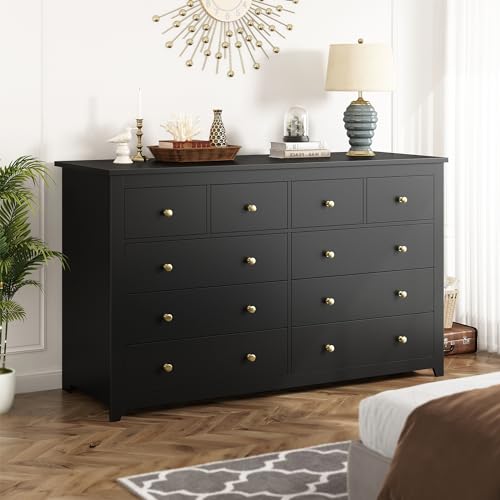 White 10 Drawer Wooden Dresser K62821