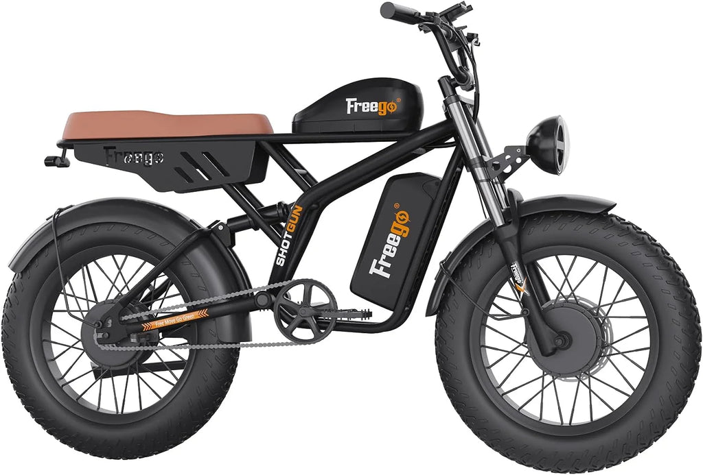 Dual Motor Dual Battery 2000W 48V 40Ah 55Ah 20"x4.0" Fat Tire Electric Bike V9230