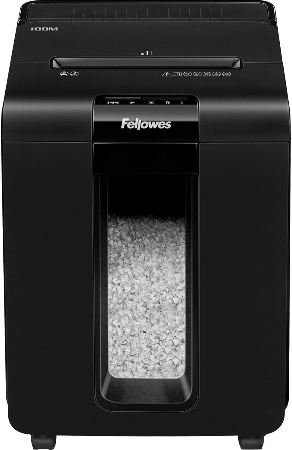 Black Auto Feed Shredder, 26.4" x 15.4" x 14.6" K732096