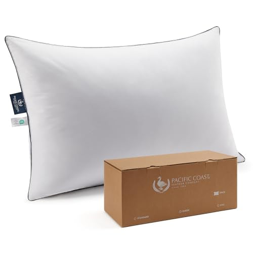 King Size 2 Pack Feather and Down Pillows A3639